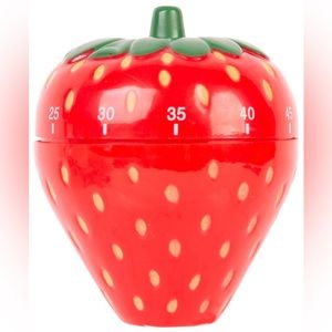 3.19”H Strawberry TIMER New